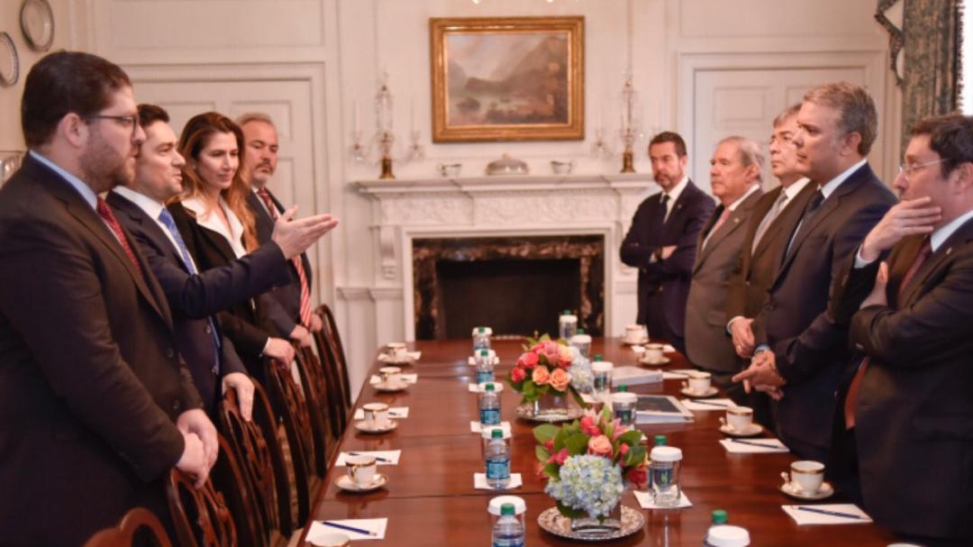 Duque se reunió con Carlos Vecchio, representante de Guaidó en Washington