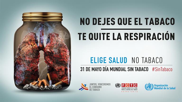 Este #31May se celebra el Día Mundial Sin Tabaco