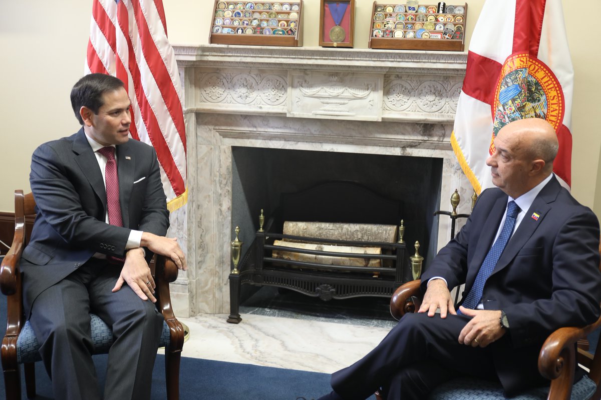 Comisario Simonovis se reunió con el senador Marco Rubio (FOTO)