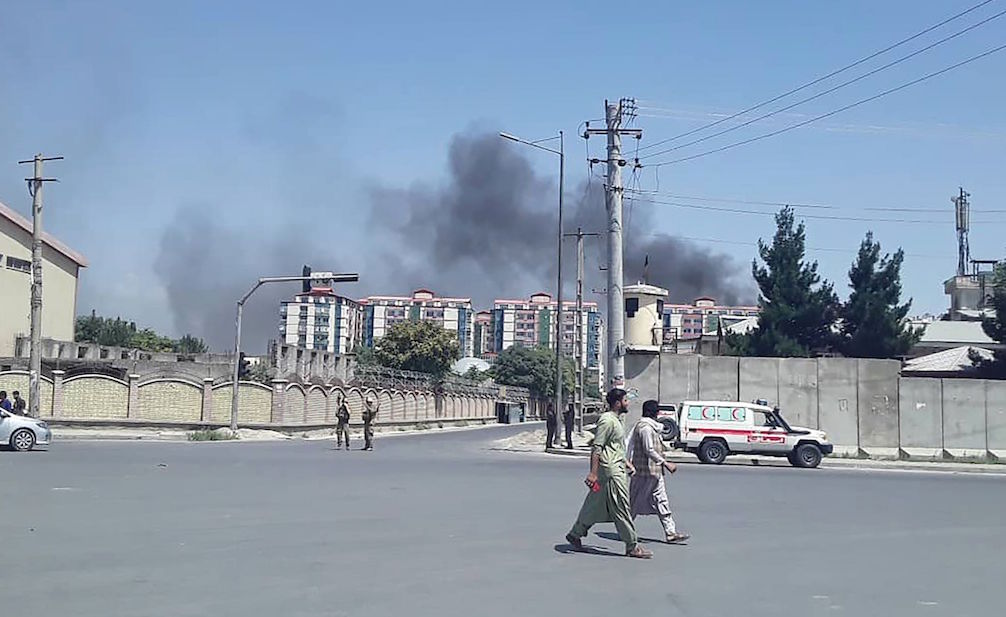 Al menos 65 heridos en un ataque en el centro de Kabul