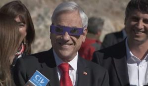Sebastian Piñera llegó con los lentes puestos a Coquimbo para ver el eclipse este #2Jul (video)