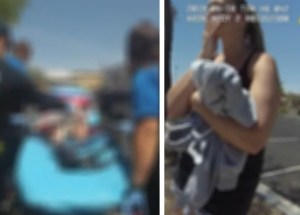 En video: El dramático rescate de un bebé encerrado en un carro bajo el inclemente calor de Arizona