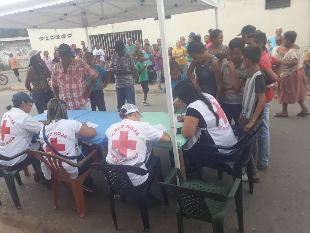 Cruz Roja efectúa jornada de salud en barrio La Florida, en Valencia