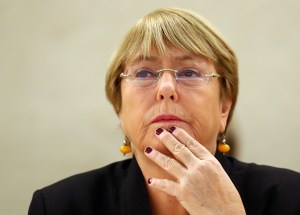 Bachelet pidió el cese de combates en Afganistán
