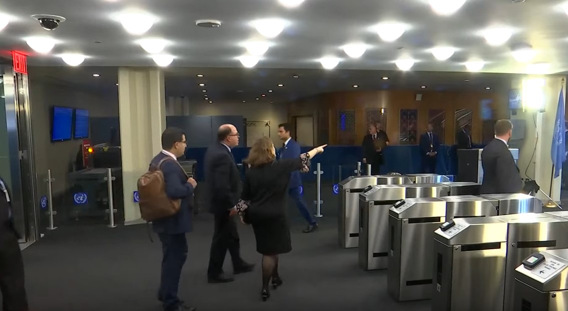 Así fue la llegada de Julio Borges a la 74° Asamblea General de la ONU (VIDEO)