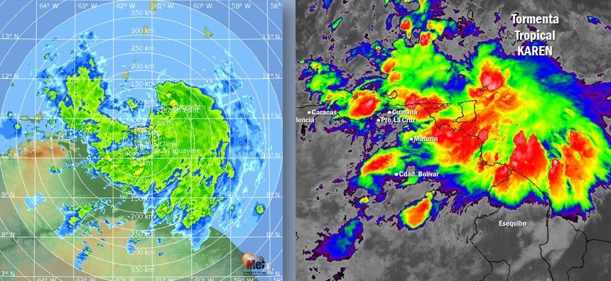 ¿Y las previsiones pa’ cuándo? Néstor Reverol confirma paso de tormenta tropical Karen por Venezuela