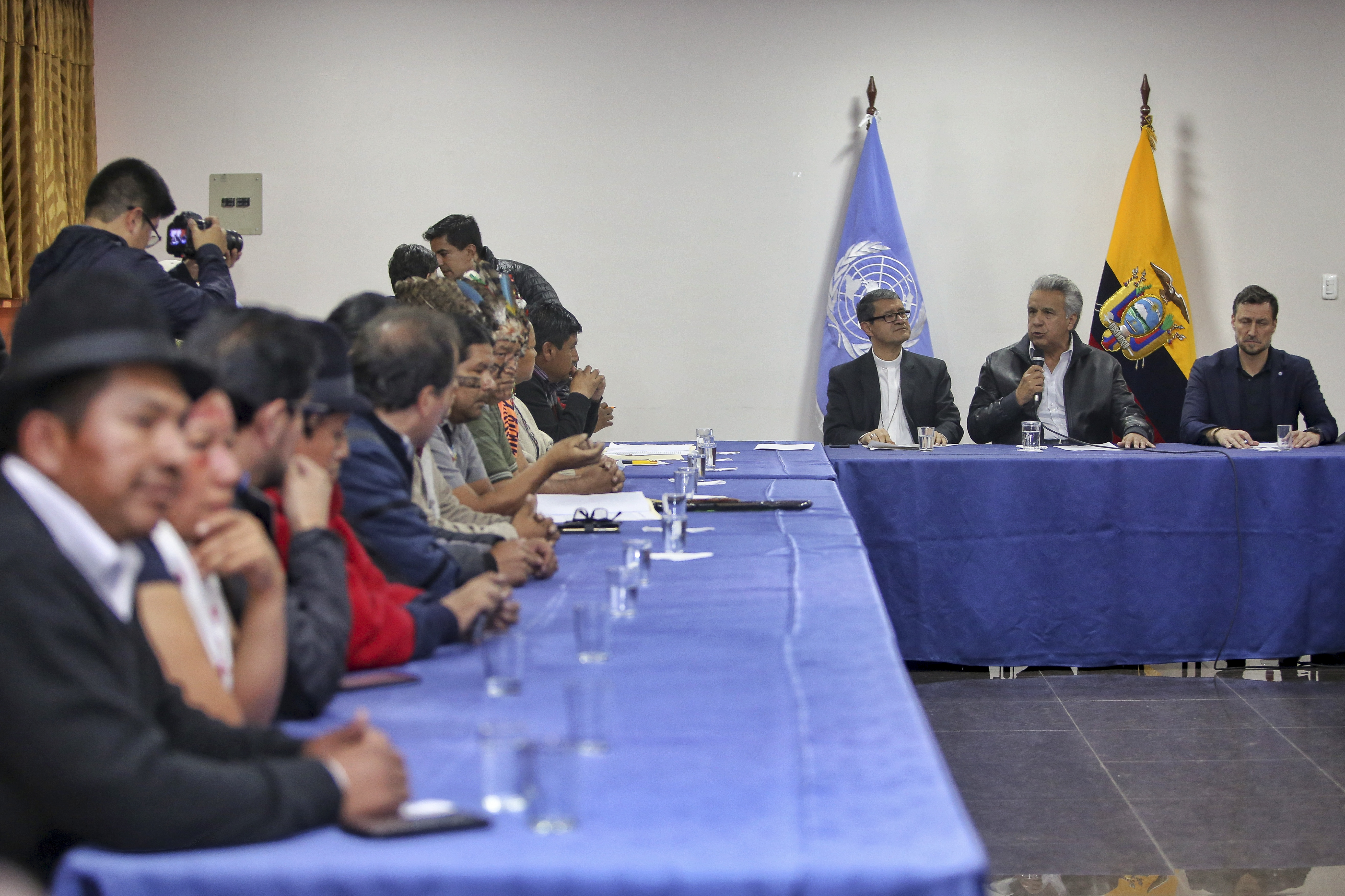 Indígenas de Ecuador pidieron a Moreno la inmediata destitución de dos ministros