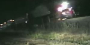 En video: Policía salvó a un conductor de las garras de un tren en EEUU