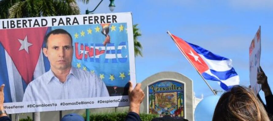 Cubanos en Miami piden libertad de José Daniel Ferrer