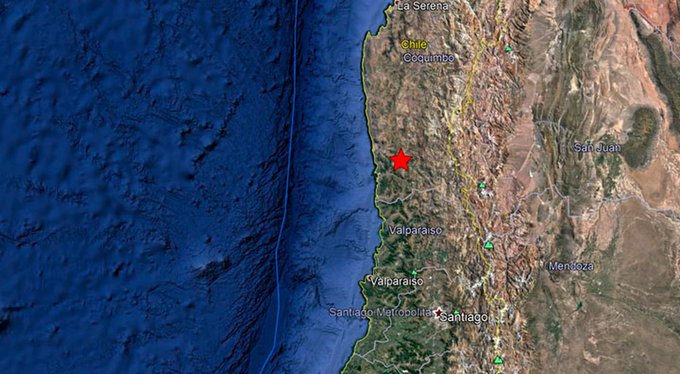 Fuerte y prolongado sismo sacude la zona central de Chile