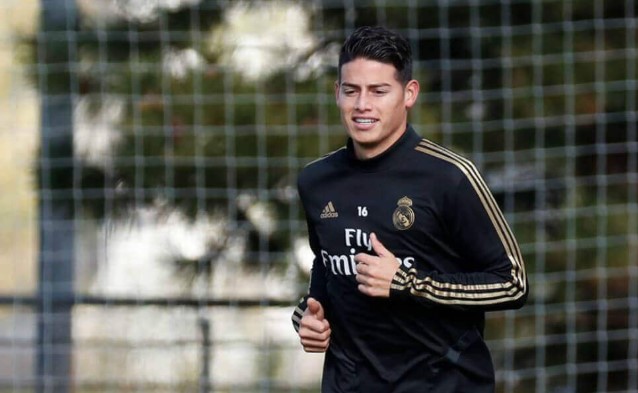 El Real Madrid prepara su último partido del año con James de vuelta