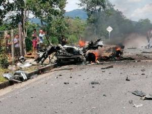 Estalla en Colombia carro bomba atribuido a ELN sin dejar víctimas