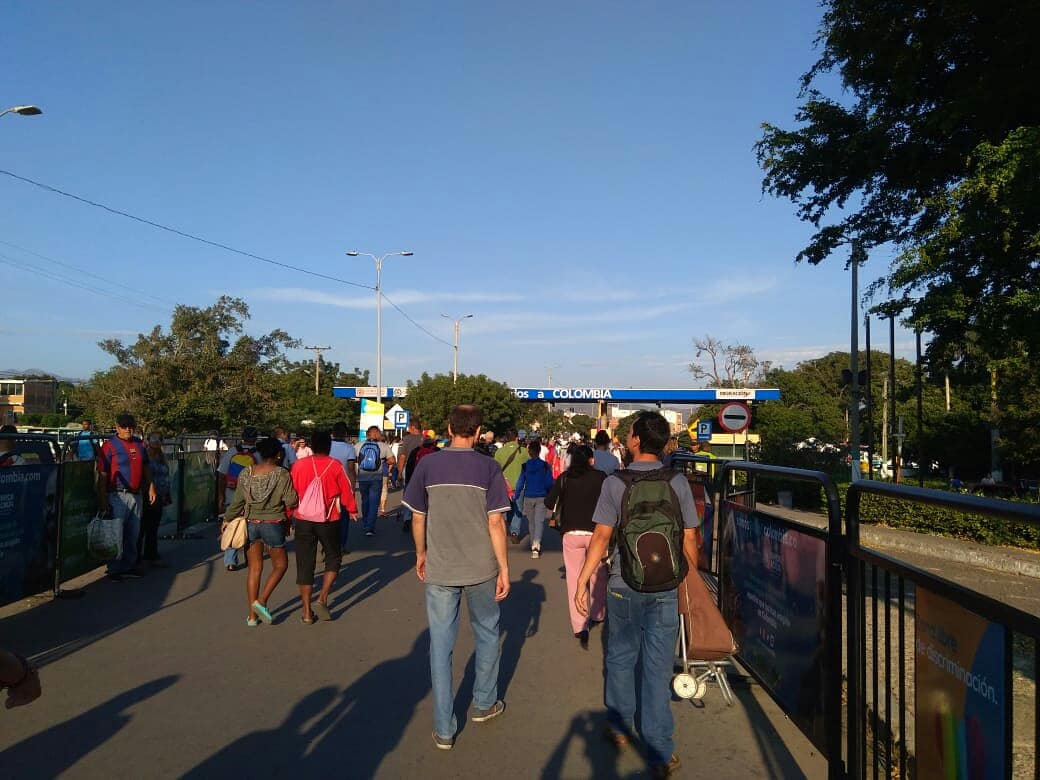 Así se encuentra el paso por el Puente Internacional Simón Bolívar #15Ene (FOTOS)