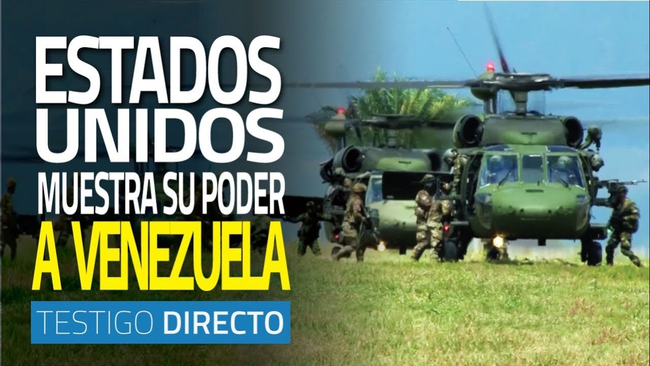 Testigo Directo: Estados Unidos le muestra su poder militar a Venezuela (VIDEO)