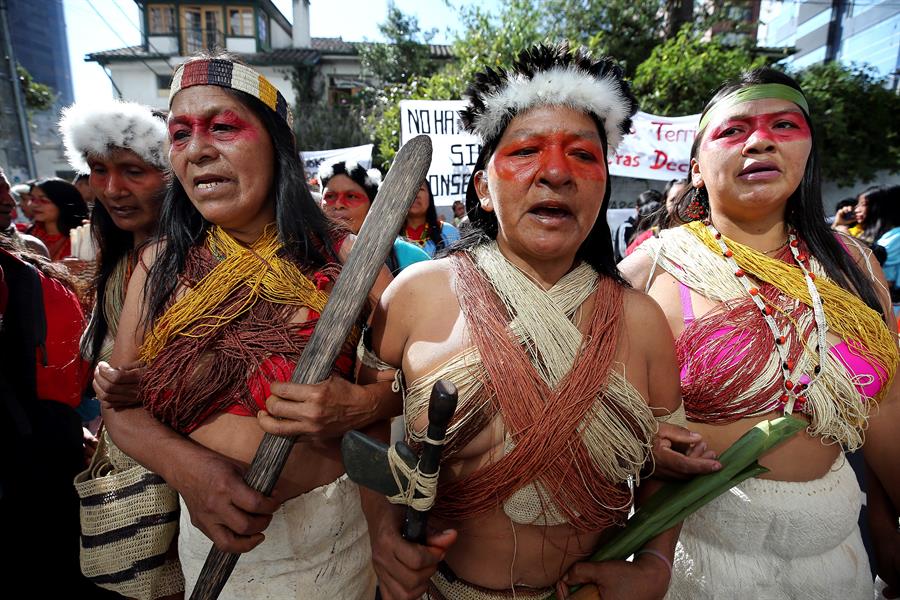 Mujeres amazónicas declaran la defensa de la selva y contra el extractivismo
