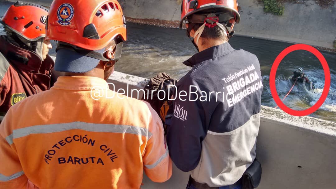 Recuperaron un cadáver en el río Guaire a la altura de Las Mercedes