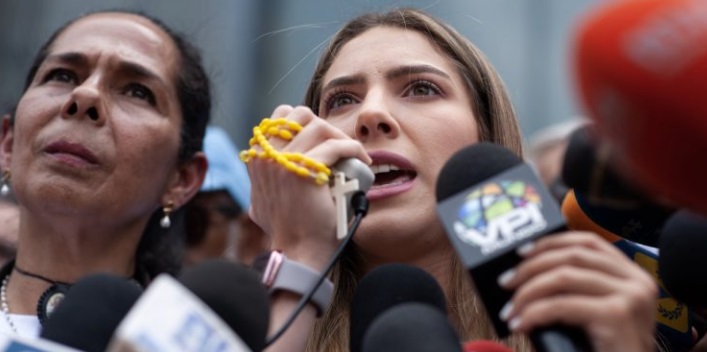 Fabiana Rosales denuncia que esbirros del régimen ingresaron en su residencia para detener a Guaidó