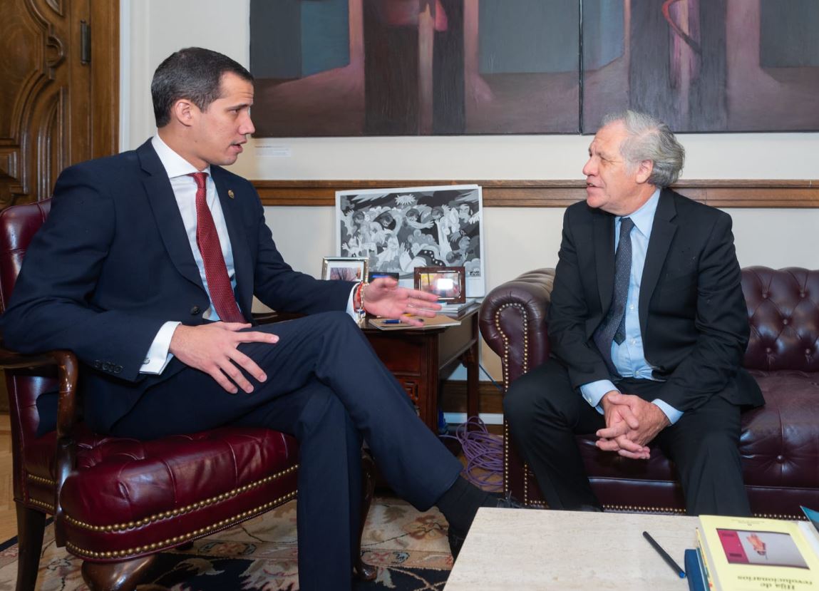 Almagro reiteró su apoyo a Guaidó y la propuesta del Gobierno de Emergencia Nacional