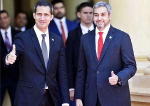 Guaidó conversó con Mario Abdo Benítez sobre la propuesta del Gobierno de Emergencia Nacional
