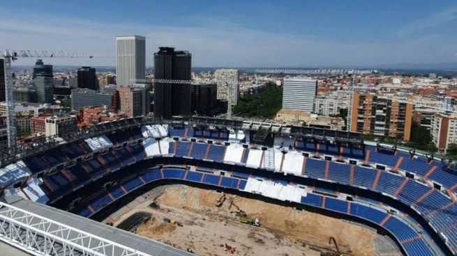 Real Madrid mostró la evolución de las obras del estadio Santiago Bernabéu (Video)
