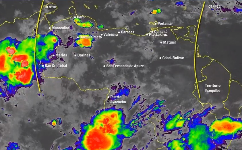 El estado del tiempo en Venezuela este sábado #20Jun, según el Inameh