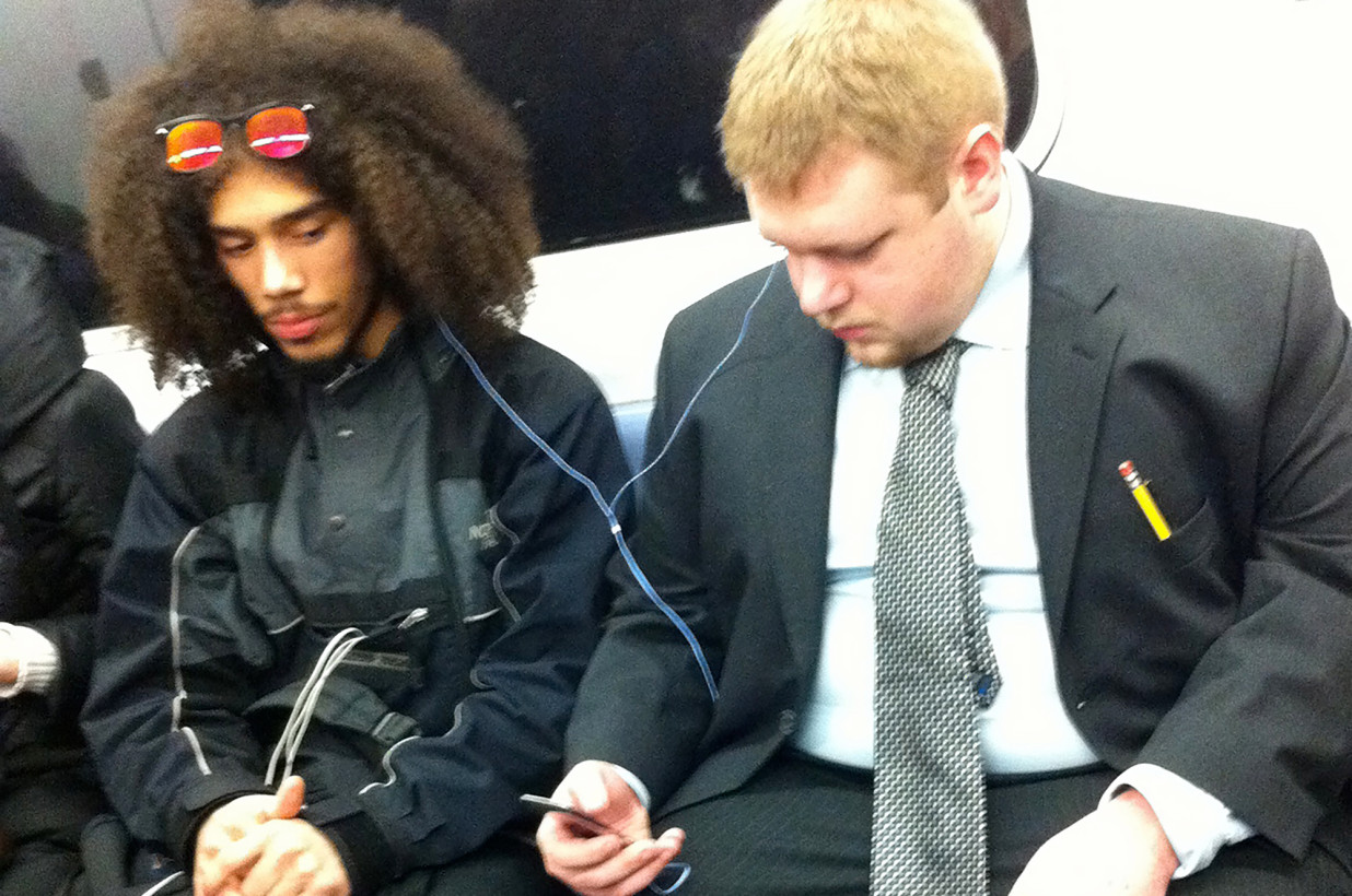 El giro sorpresa detrás de esta foto viral en el Metro de Nueva York