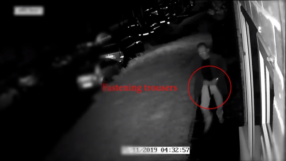 Depredador sexual fue filmado huyendo de la casa de una niña de 13 años a la que intentaba violar