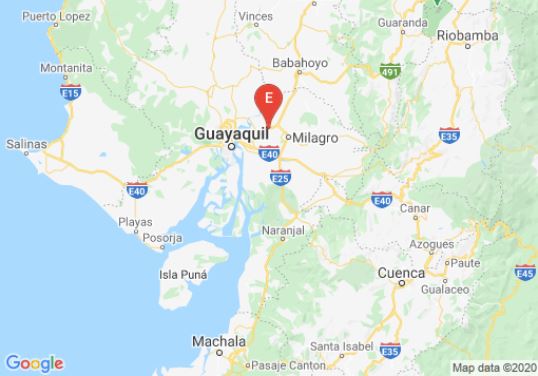 Sismo de magnitud 4,4 sacudió una zona costera de Ecuador, cerca de Guayaquil