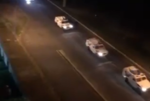 Una enorme caravana de la GNB anuncia la suspensión del servicio de gasolina en Puerto Ordaz (VIDEO)