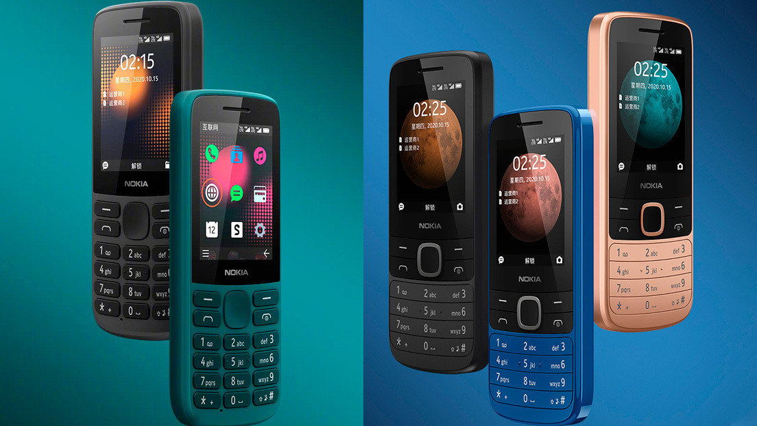 Nokia revivió un diseño retro en dos nuevos modelos con 4G y teclado físico