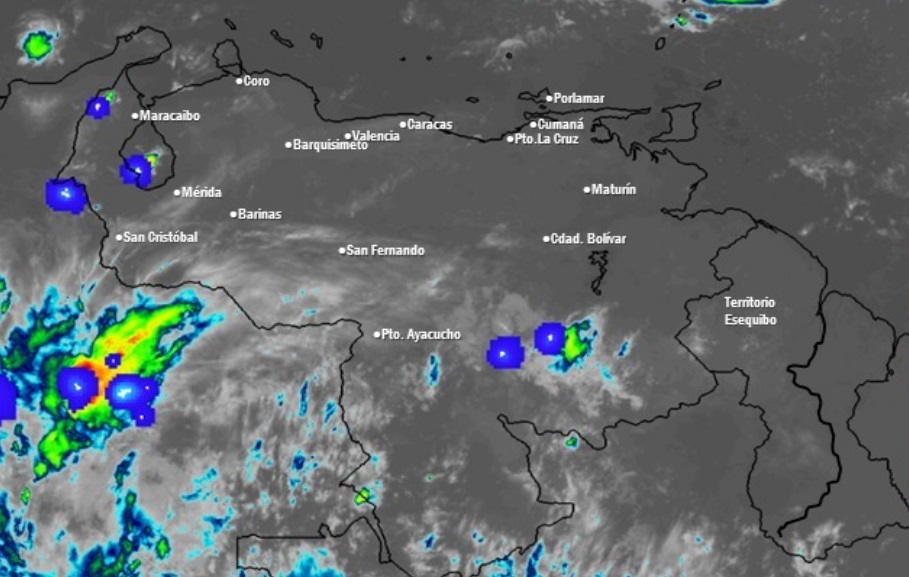 El estado del tiempo en Venezuela este viernes #16Oct, según el Inameh