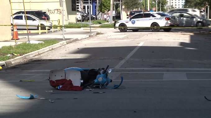 La policía de Miami busca a un camionero que atropelló a un anciano