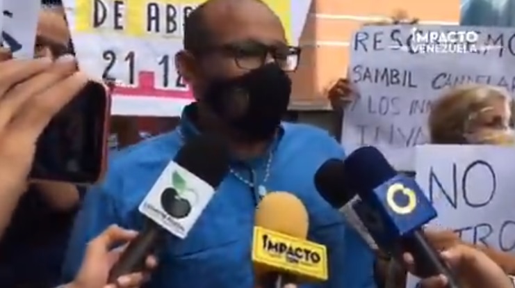 Vecinos en La Candelaria protestan para que el Sambil sea devuelto a sus dueños #21Dic (VIDEO)