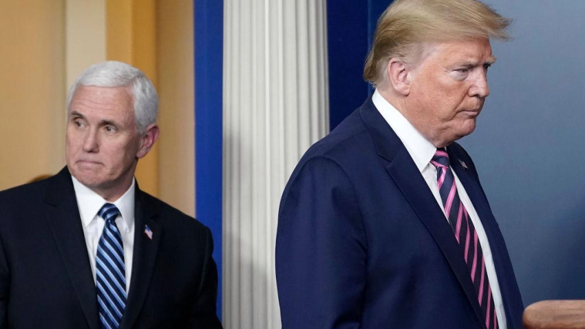 Trump y Pence se reunieron por primera vez desde el asalto al Capitolio