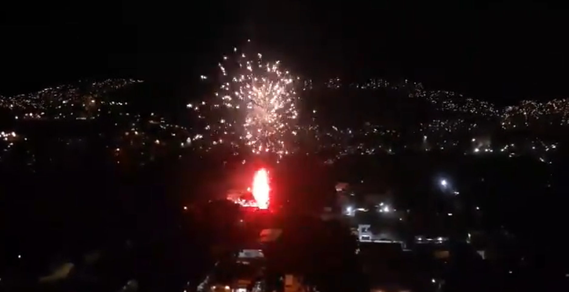 VIDEOS: Así brilló el cielo de Caracas durante la noche de Año Nuevo