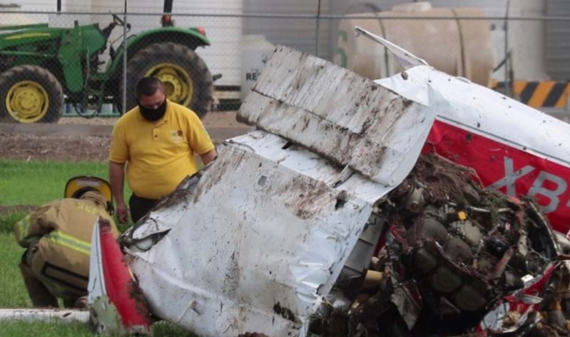 En VIDEO: Así se desplomó la avioneta donde viajaba el nieto del “Señor de los Cielos”