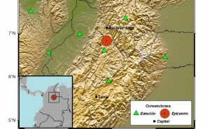 Sismo de magnitud 4.2 sacudió Colombia este #23Feb