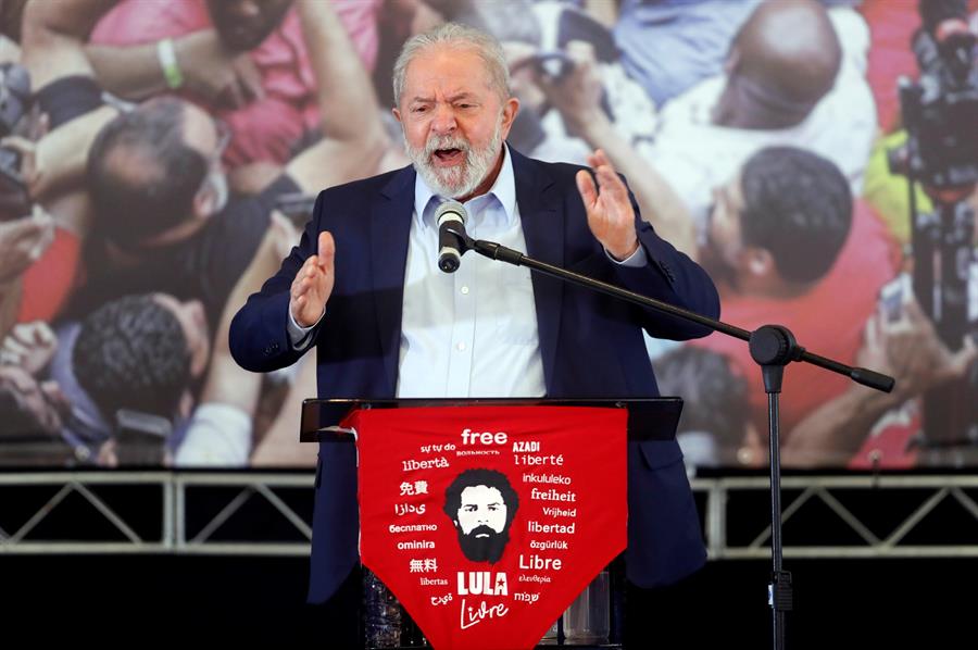 Corte Suprema de Brasil confirma la anulación de las condenas a Lula