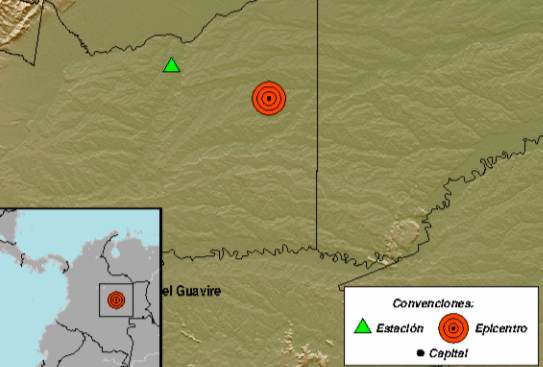 Un sismo de magnitud 4.3 se registró en Colombia #21Mar