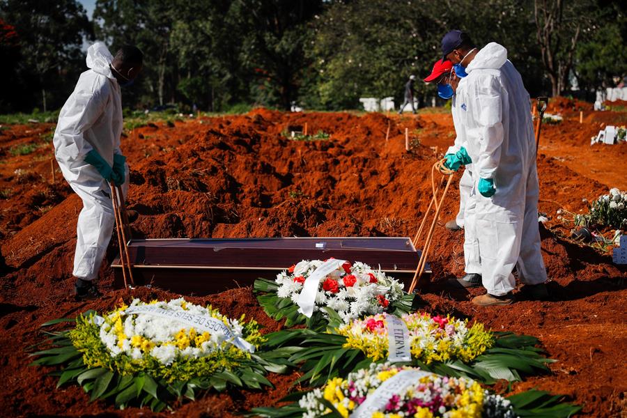 Brasil sumó más de tres mil nuevas muertes por coronavirus