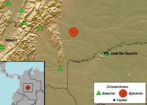 Sismo de magnitud 3.2 sacudió Colombia este #10Abr