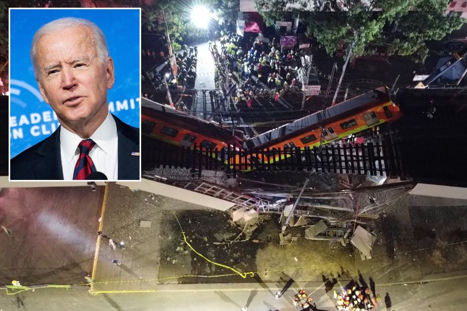 Biden envió condolencias y ofreció ayuda a México por tragedia en el Metro