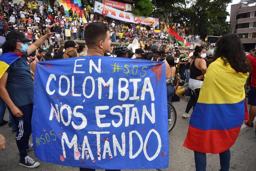 Disturbios en el municipio colombiano de Yumbo dejó al menos un muerto y 15 heridos