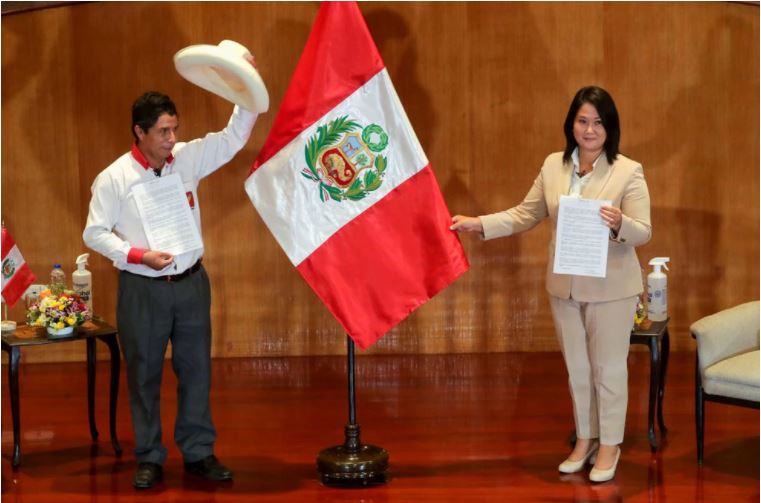 A 15 días del balotaje entre Castillo y Fujimori, las encuestan arrojan resultados distintos