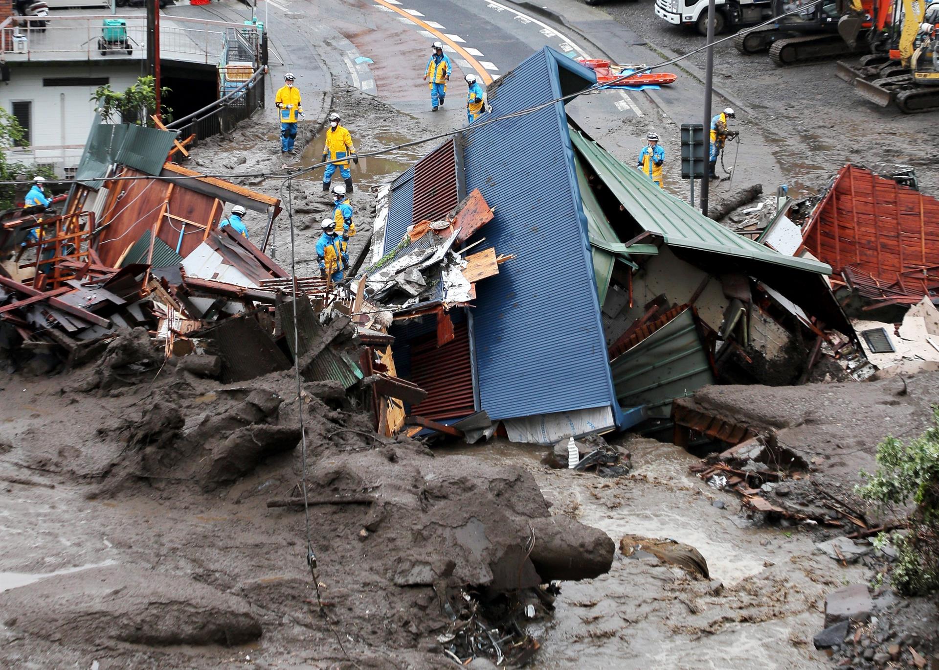 Alerta máxima en el suroeste de Japón por las fuertes lluvias