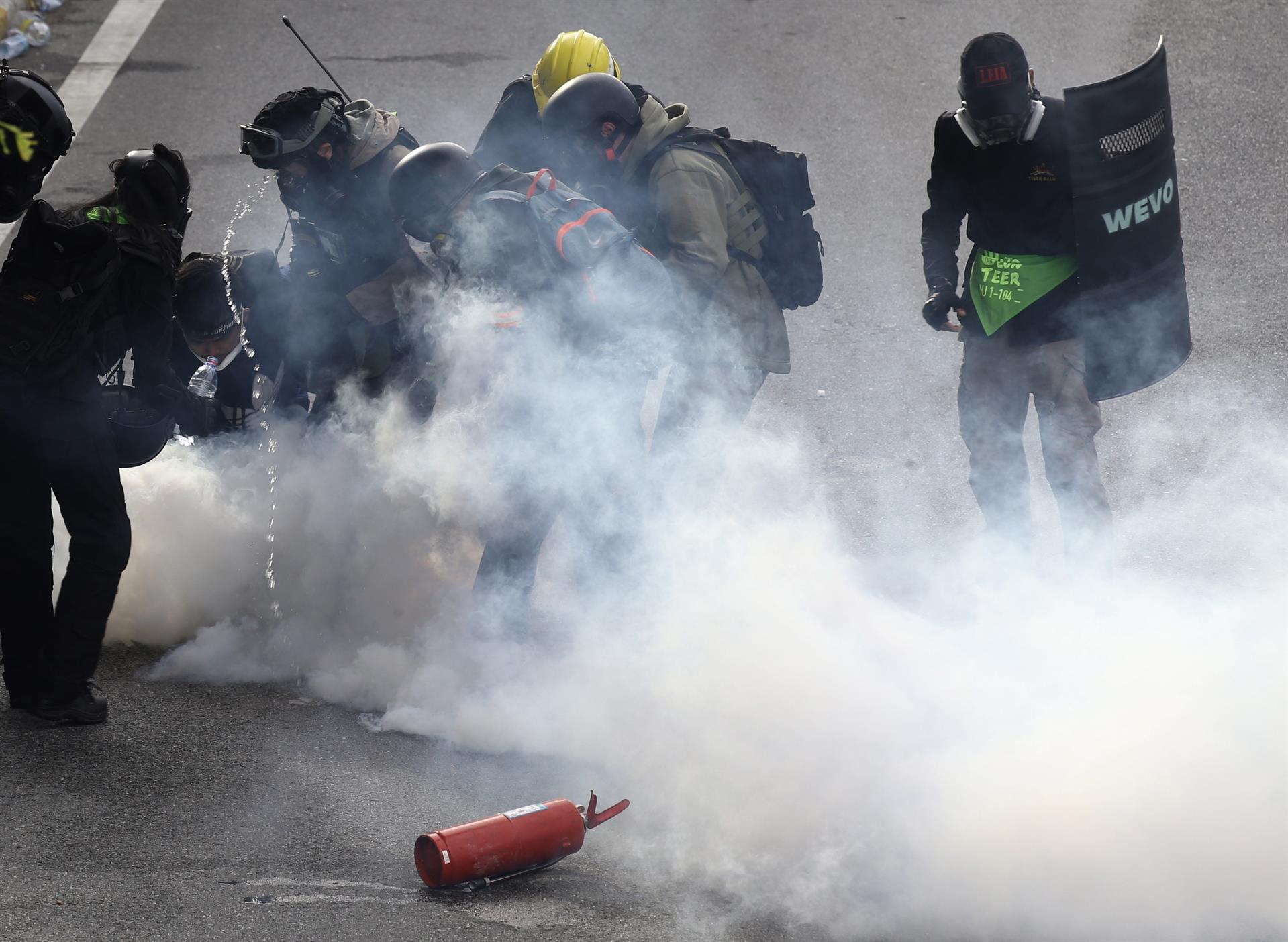 Manifestantes en Tailandia fueron reprimidos en una protesta en contra del primer ministro