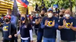 La Plaza Brión de Chacaíto comienza a llenarse con los activistas políticos y ciudadanos #5Jul (VIDEO)
