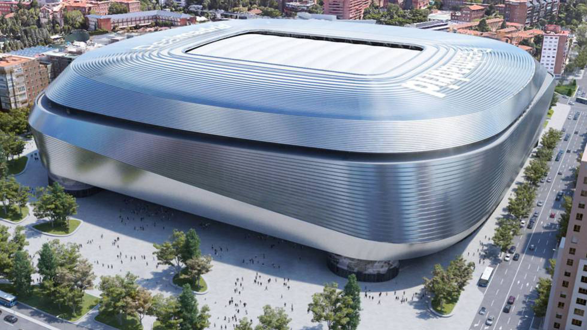 Alumnos de escuela primaria hallaron insólito error en el nuevo estadio del Real Madrid