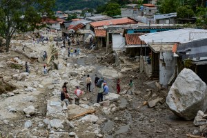 El pueblo de Tovar, en los Andes de Venezuela: Entre peñascos, barro y miedo a más lluvia