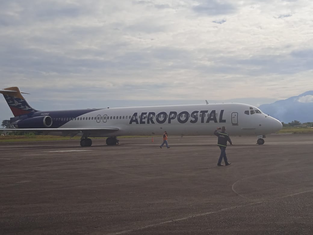 Aeropostal reanuda vuelos comerciales hacia Mérida después de 19 años (FOTOS)
